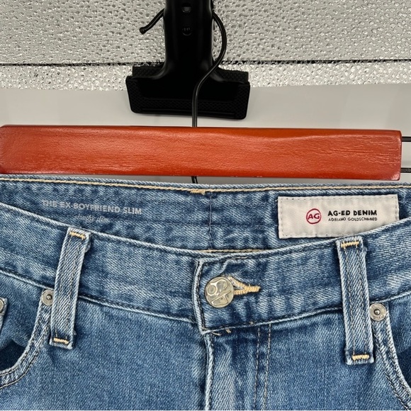 AG Adriano Goldschmied The Ex-Boyfriend Slim Jeans Slouchy Slim Raw Hem - Picture 3 of 6